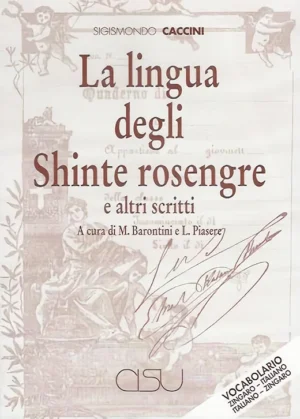 copertina Sigismondo Caccini La lingua degli Shinte rosengre