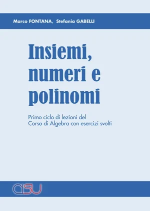 copertina Fontana Gabelli Insiemi numeri e polinomi