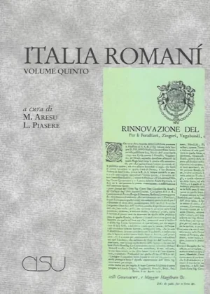 copertina Aresu Piasere Italia Romanì volume quinto
