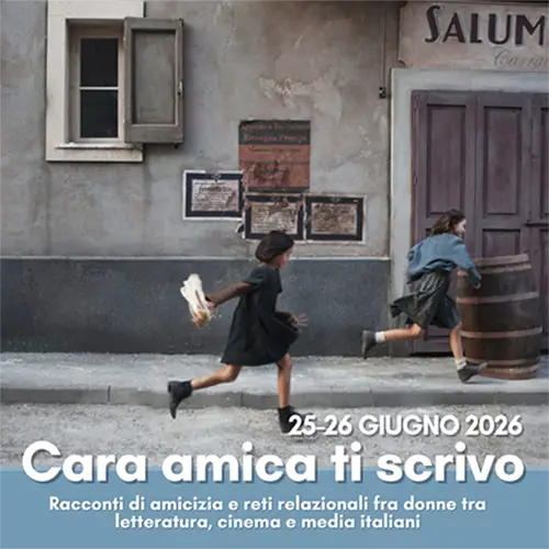 Locandina del Convegno 25-26 giugno 2026 Cara amica ti scrivo Sapienza Università di Roma