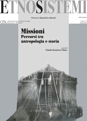 copertina Etnosistemi n. 9 Missioni a cura di Claudia Mattalucci-Yilmaz