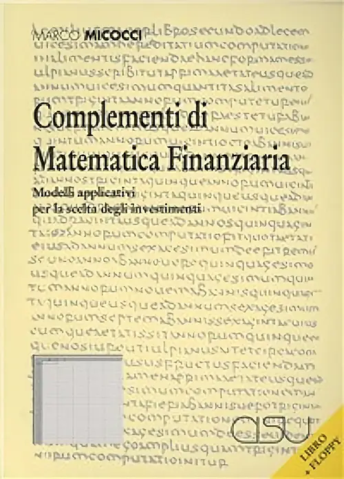 Copertina Micocci Complementi di matematica finanziaria
